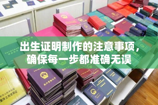 柘荣出生证明制作的注意事项，确保每一步都准确无误