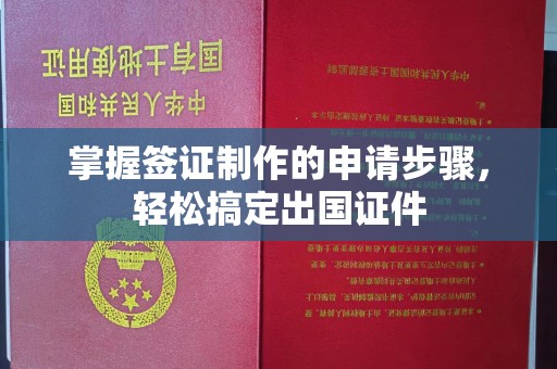 柘荣掌握签证制作的申请步骤，轻松搞定出国证件