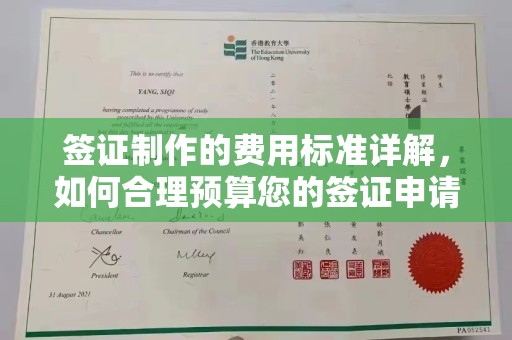 柘荣签证制作的费用标准详解，如何合理预算您的签证申请成本