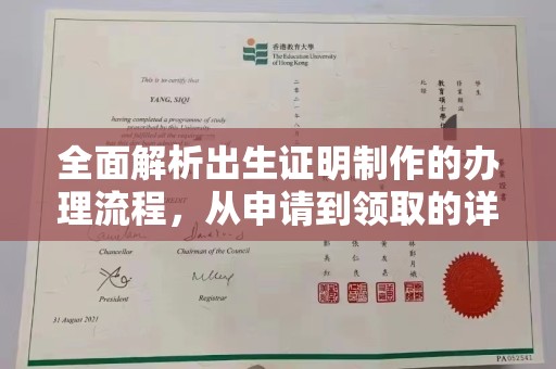 柘荣全面解析出生证明制作的办理流程，从申请到领取的详细指南